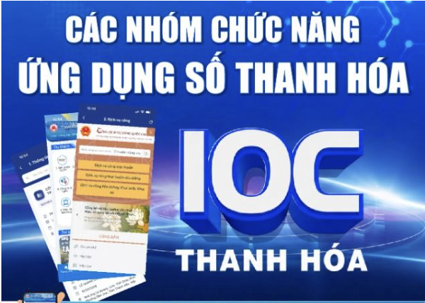 Các nhóm chức năng ứng dụng số Thanh Hóa